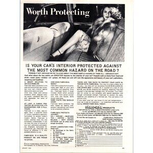 1980 Fabri-Seal Fabric Protectant Vintage Print Ad Blonde Fur Coat 80s Wall Art
